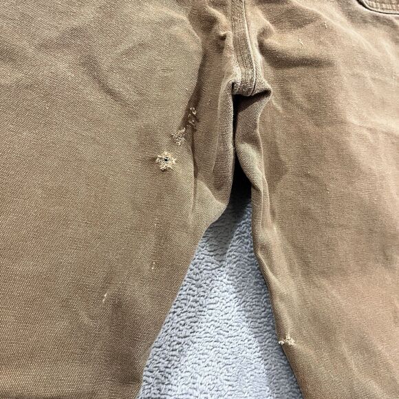 Carhartt B01 BRN Pants 37x30* Double Knee Carpenter Thrashed Distressed VTG USA - Picture 16 of 16